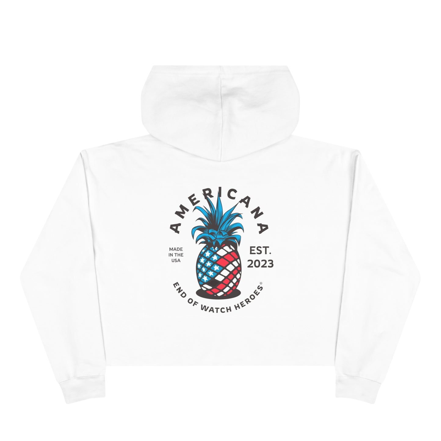 AMERICANA Crop Hoodie