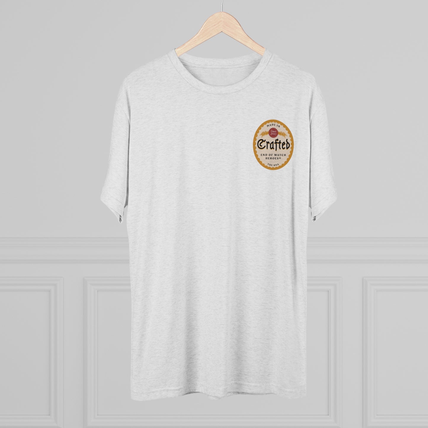 Crafted Unisex Tri-Blend Crew Tee