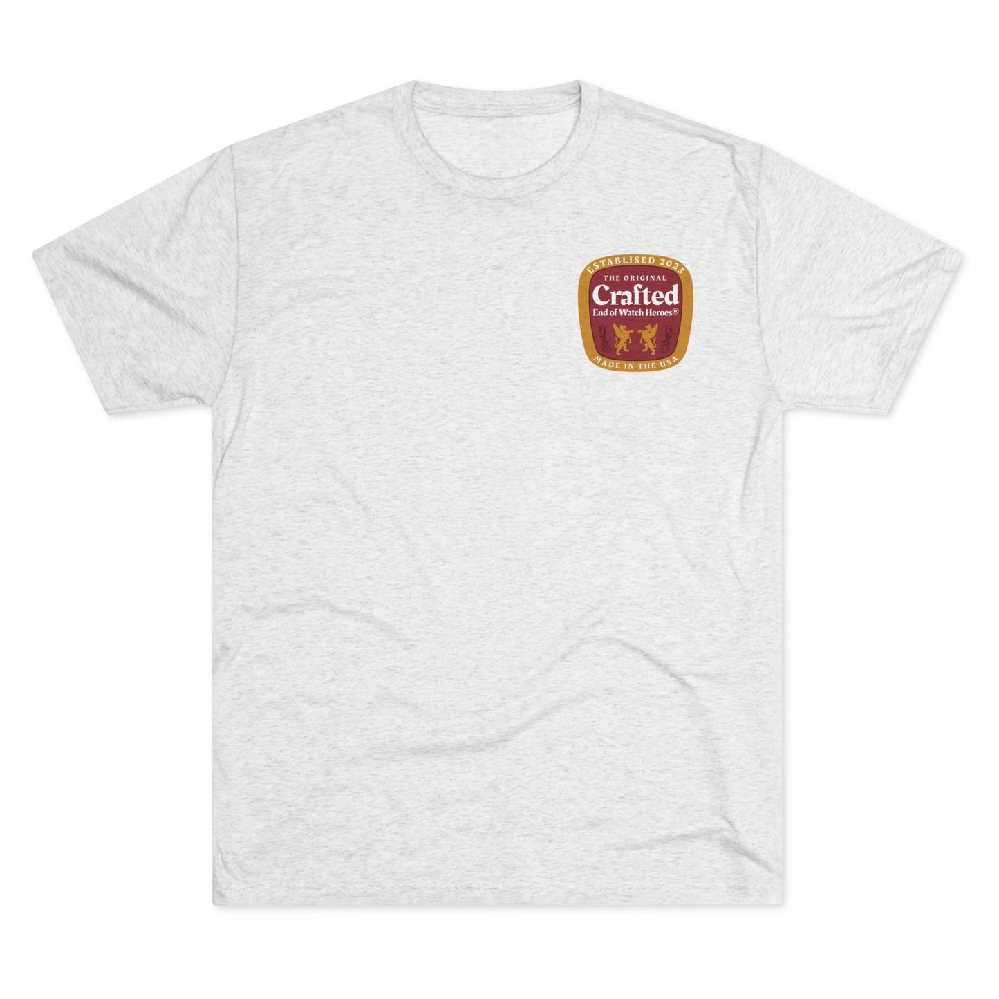 Crafted - Unisex Tri-Blend Crew Tee