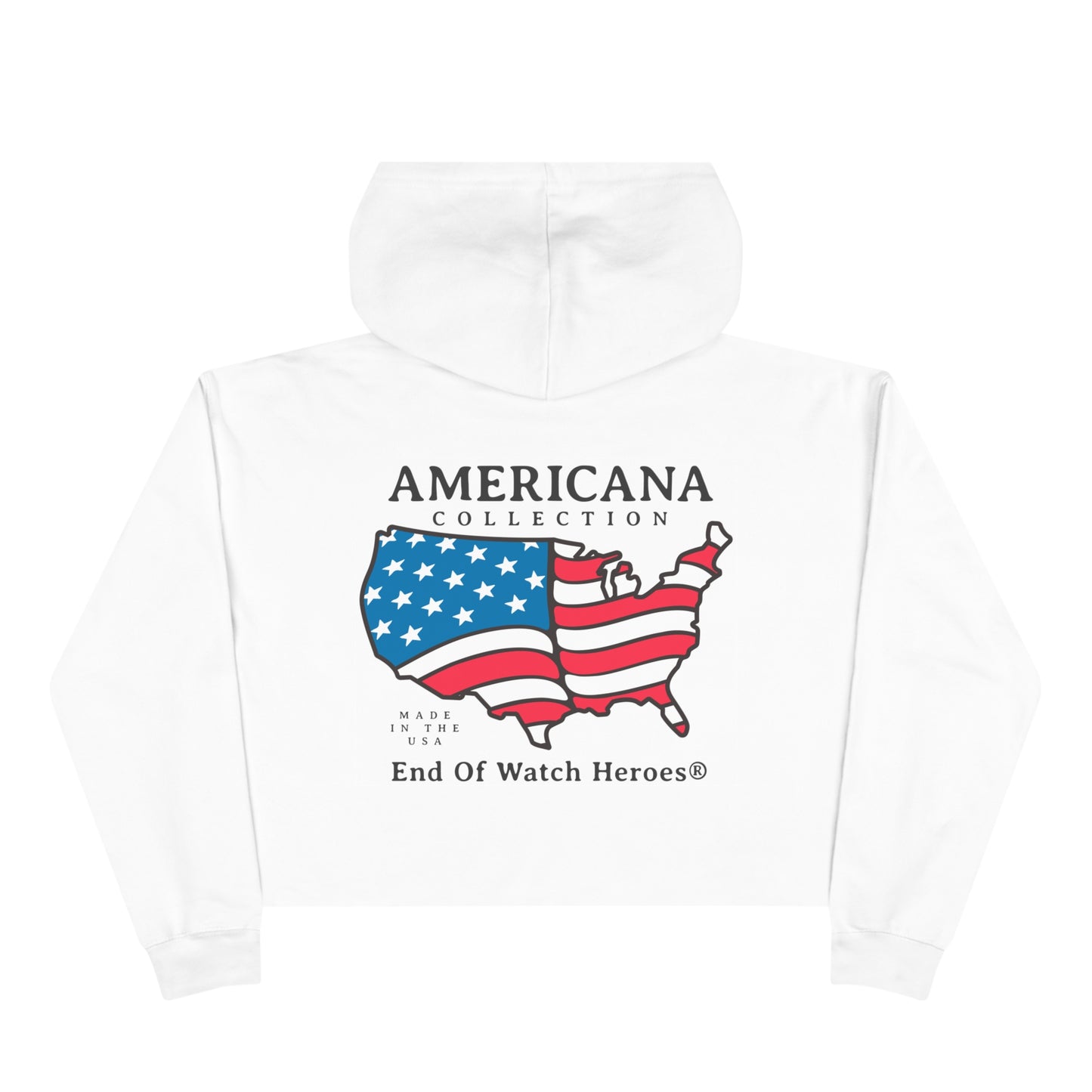 AMERICANA Crop Hoodie