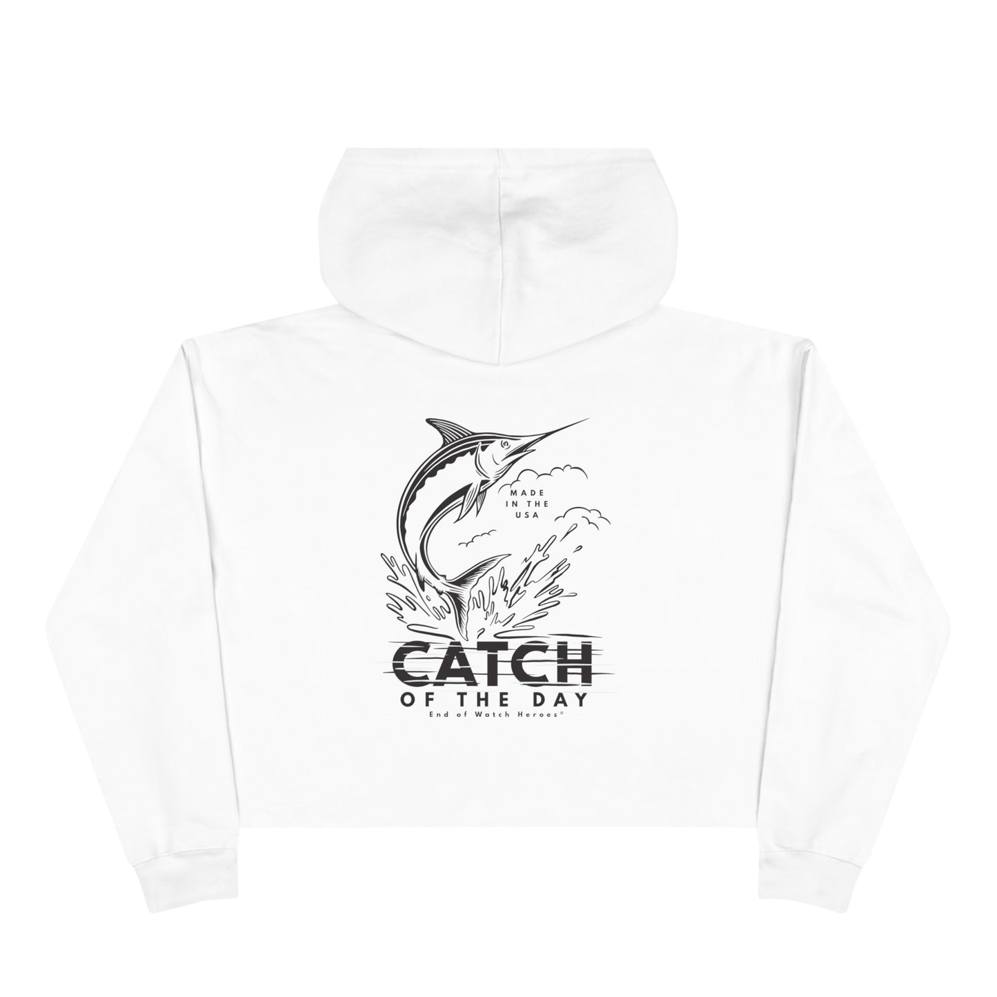 Catch Of The Day - Crop Hoodie