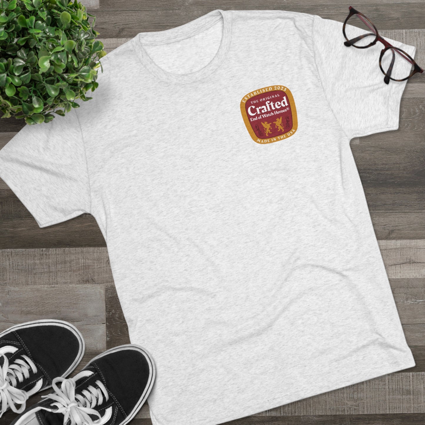 Crafted - Unisex Tri-Blend Crew Tee