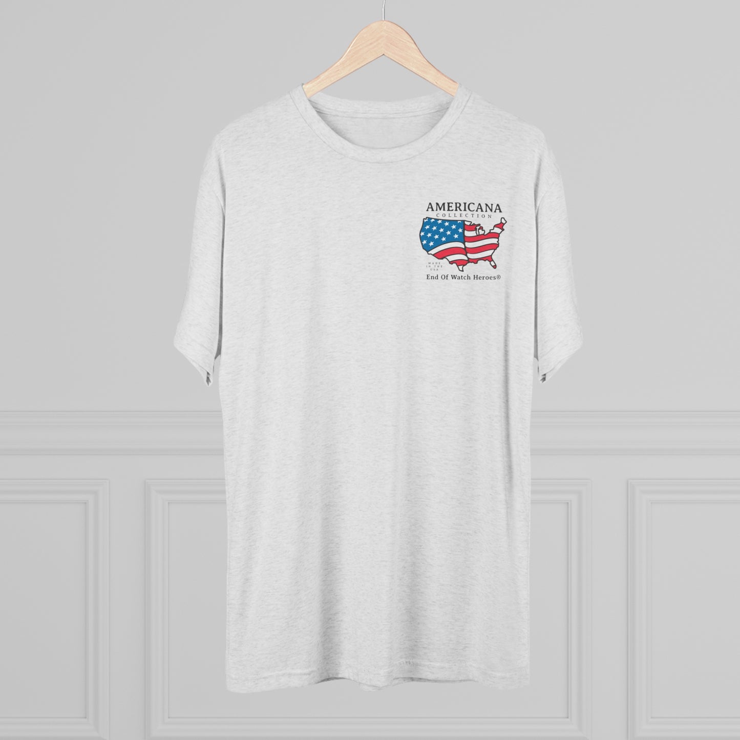 AMERICANA Unisex Tri-Blend Crew Tee