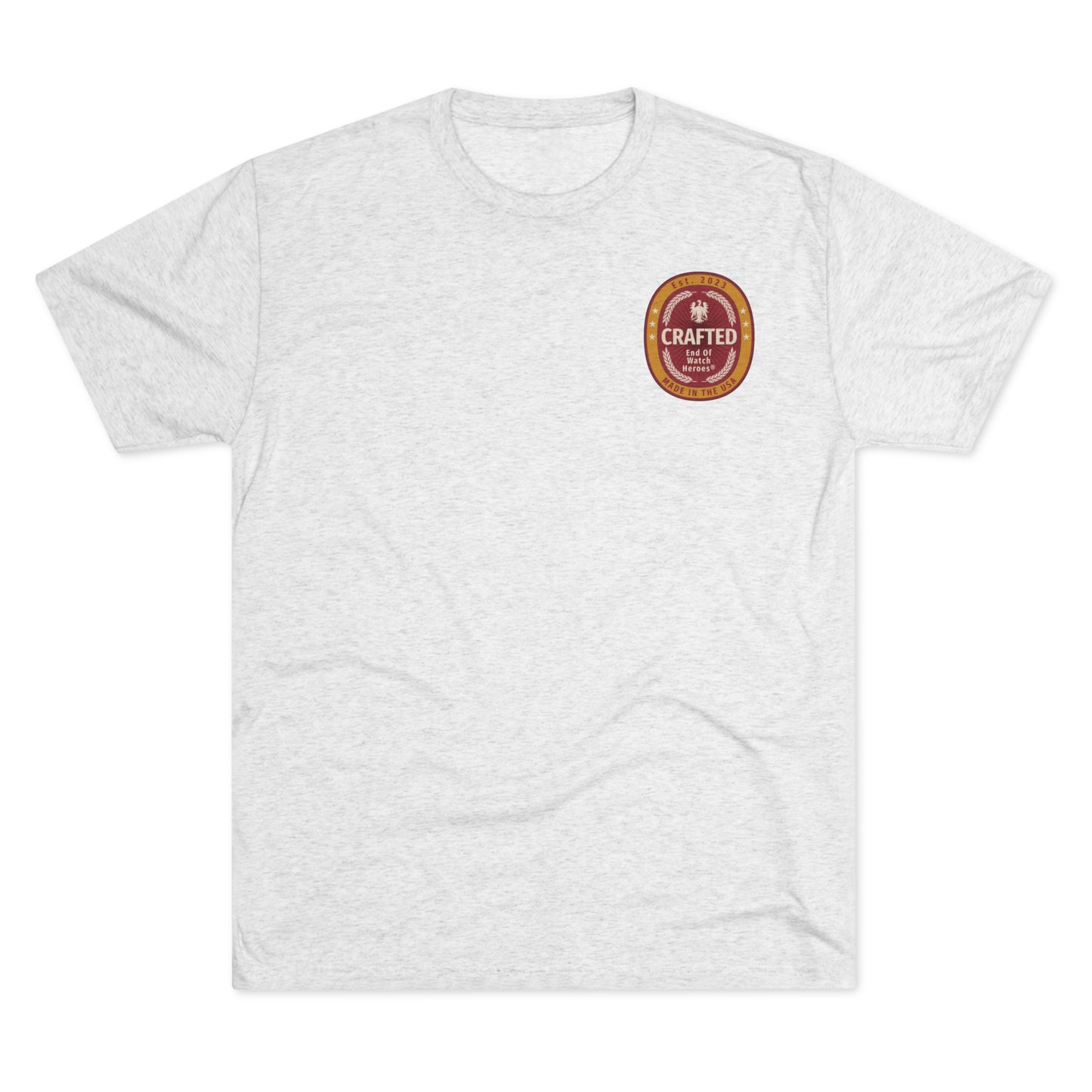 Crafted - Unisex Tri-Blend Crew Tee