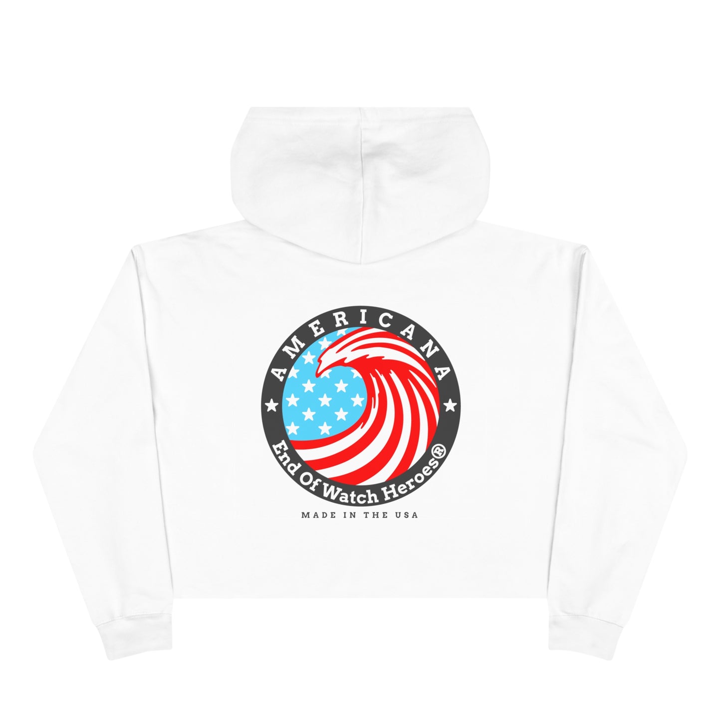 AMERICANA Crop Hoodie