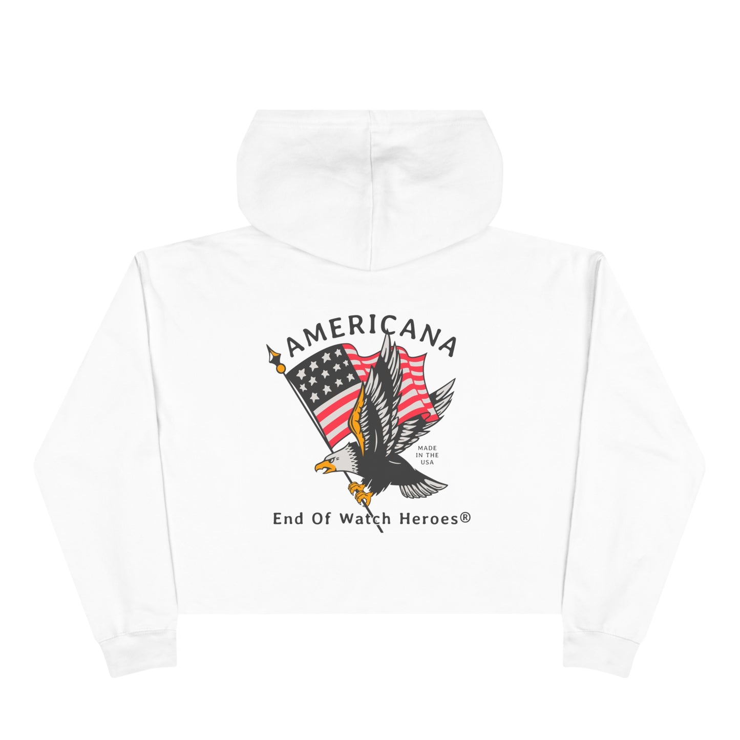 AMERICANA Crop Hoodie