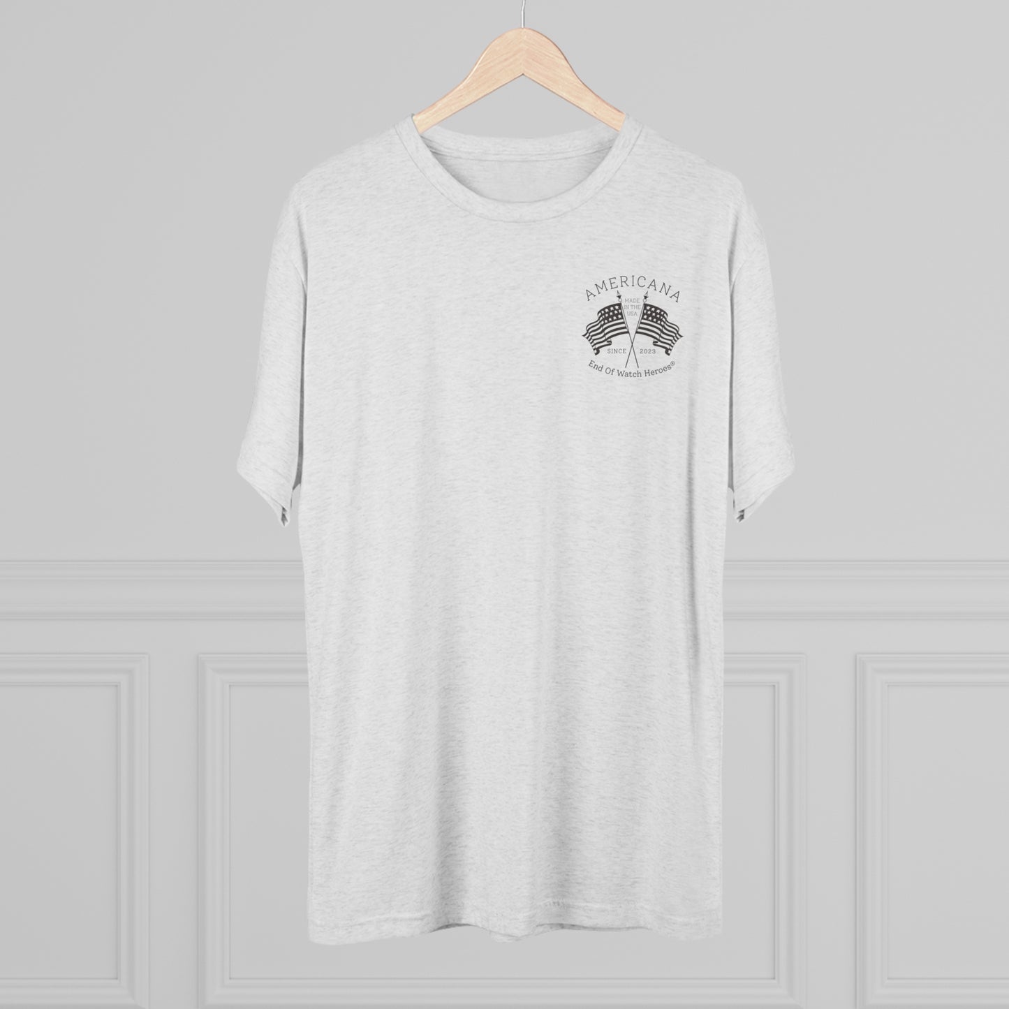 AMERICANA Unisex Tri-Blend Crew Tee