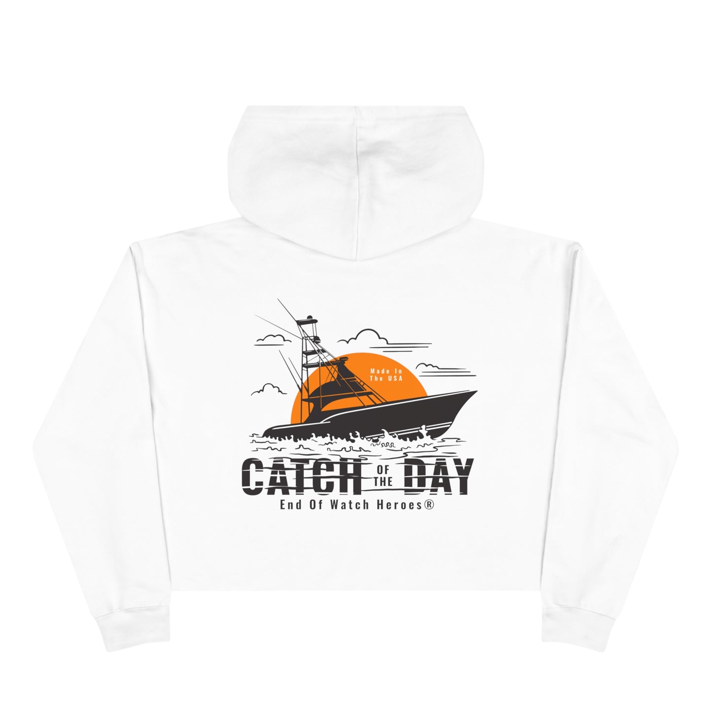 Catch of the Day - Crop Hoodie