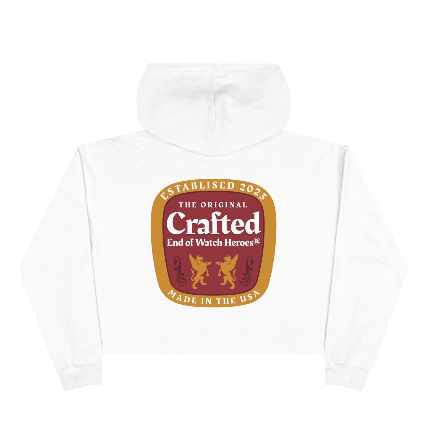Crafted - Crop Hoodie