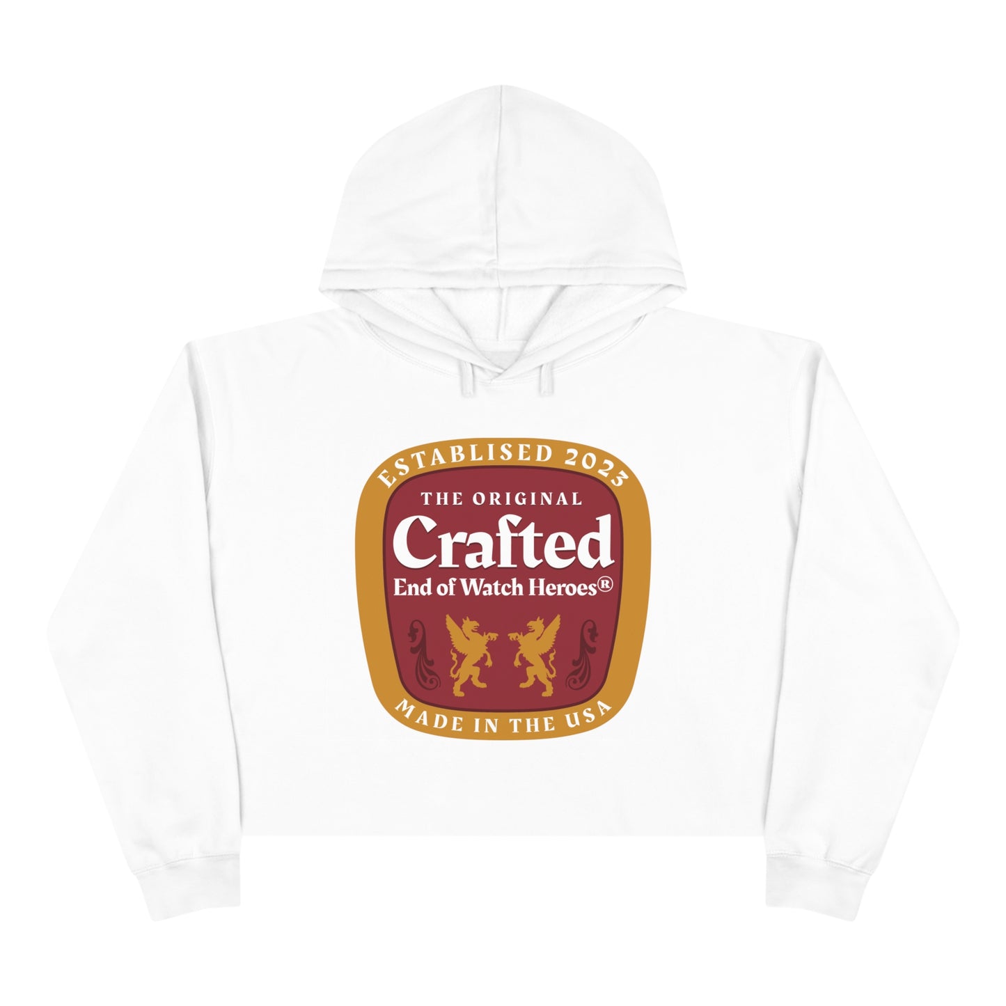 Crafted - Crop Hoodie