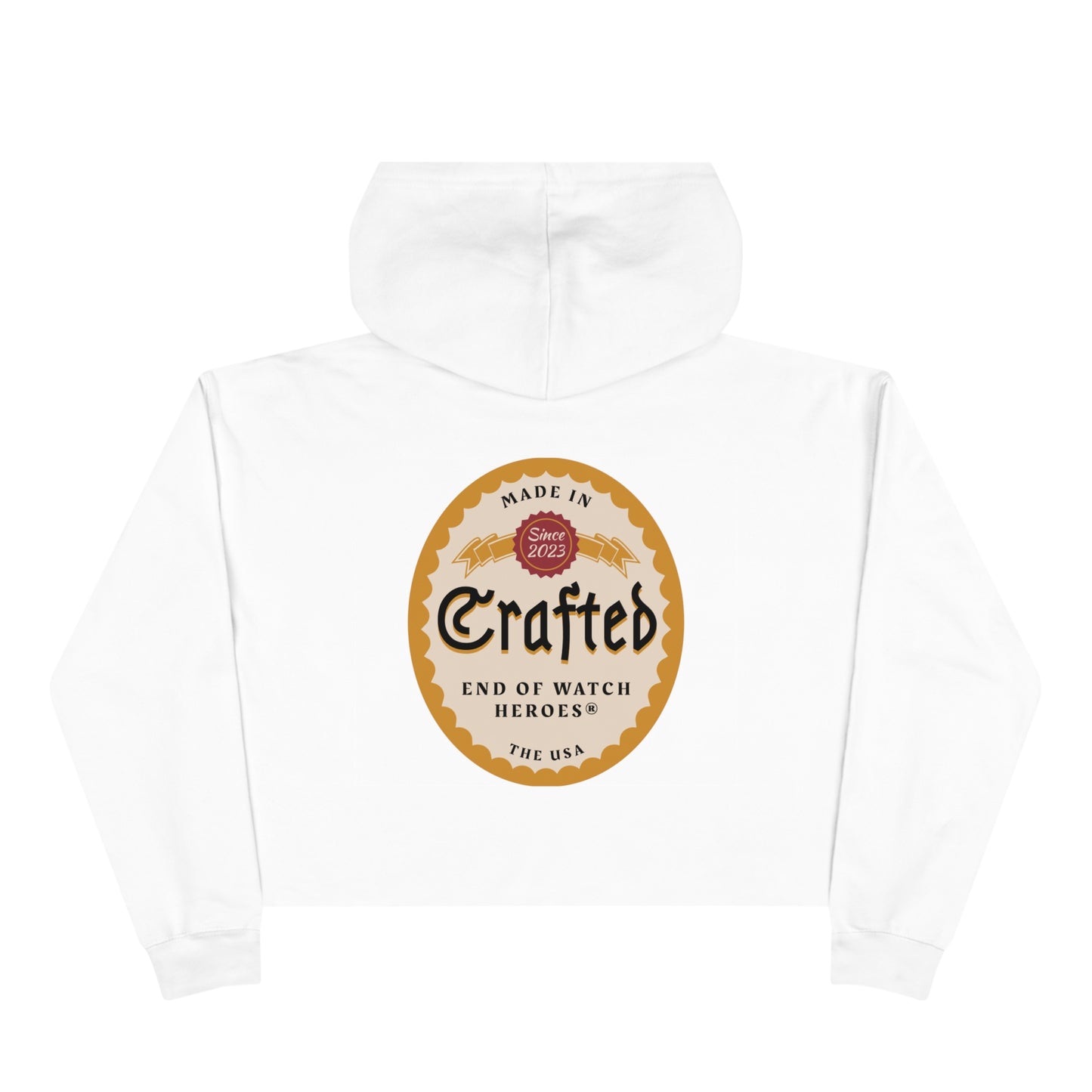 Crafted Crop Hoodie