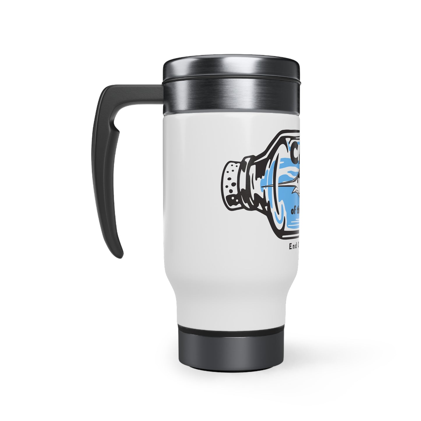 Catch of the Day - Stainless Steel Travel Mug with Handle, 14oz