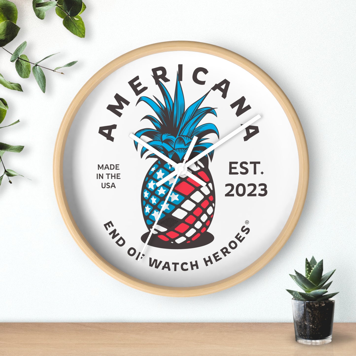 Americana - Wall Clock
