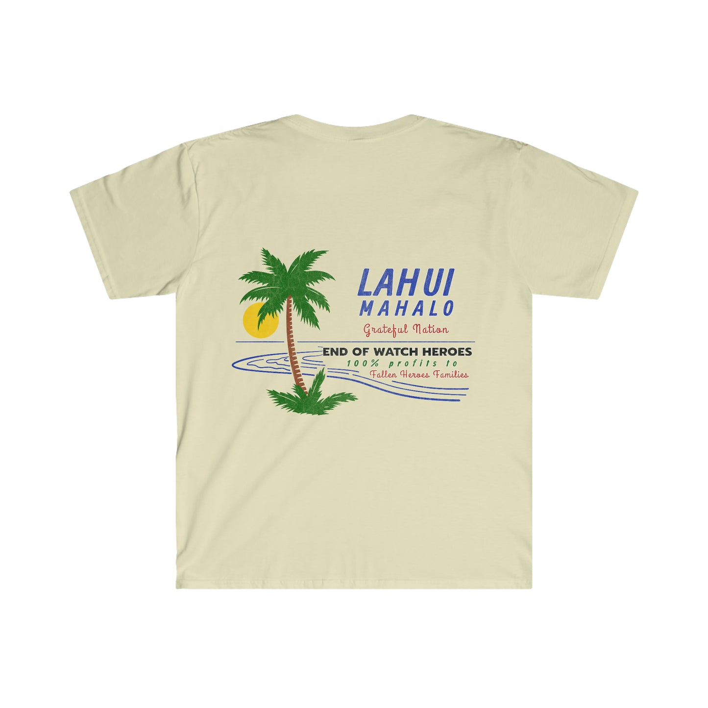 Lahui Mahalo * Grateful National Island Sunset Softstyle T-Shirt