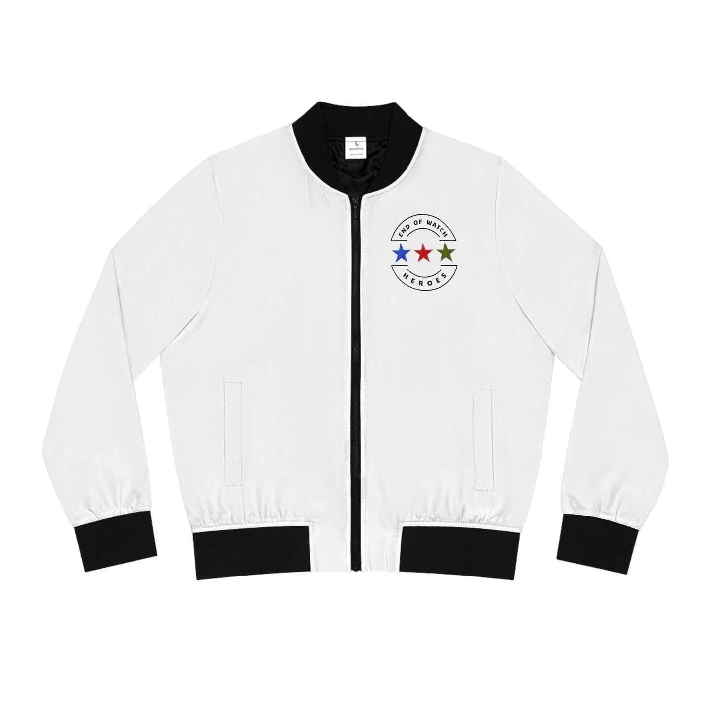 End Of Watch Heroes Women's Bomber Jacket (AOP)