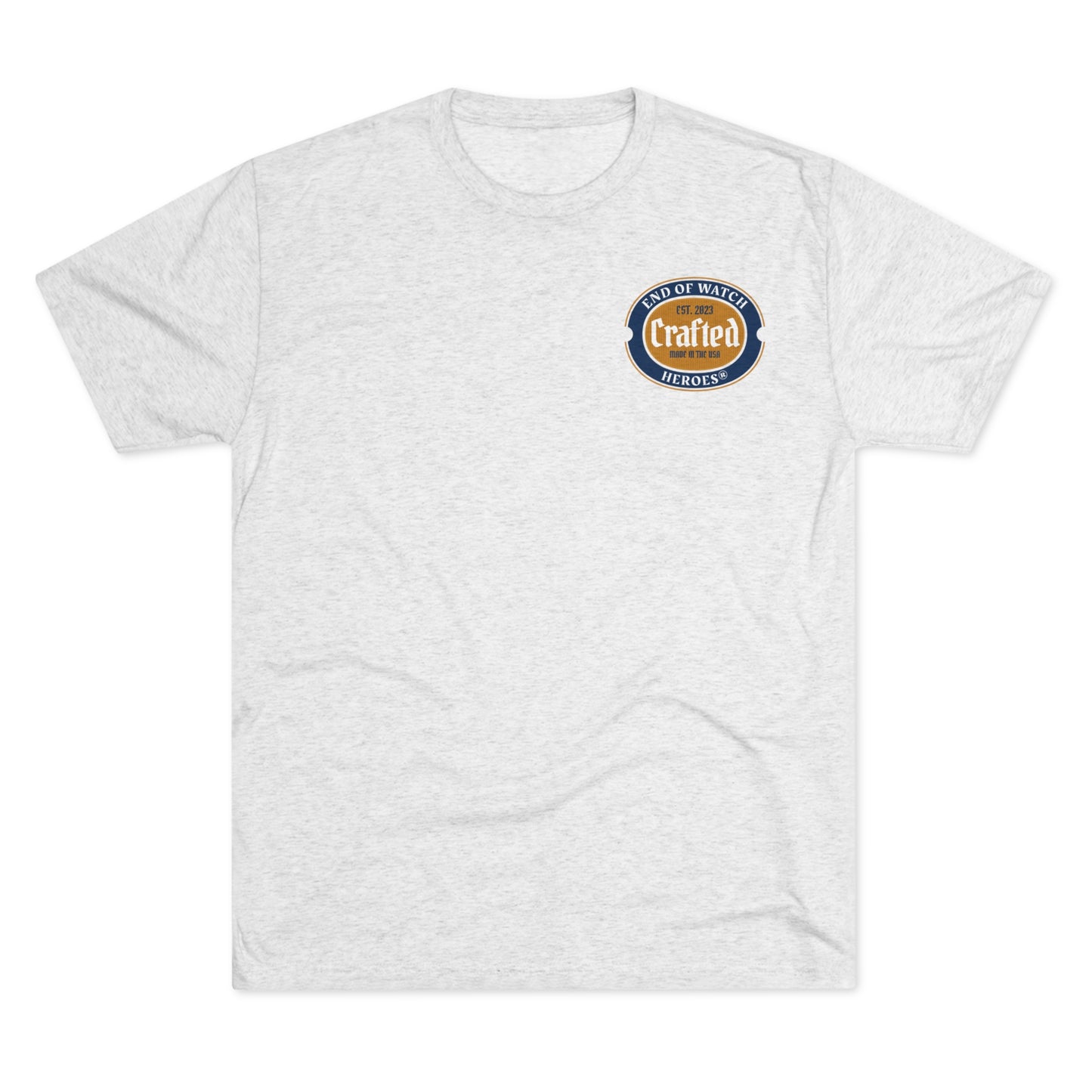 Crafted  - Unisex Tri-Blend Crew Tee