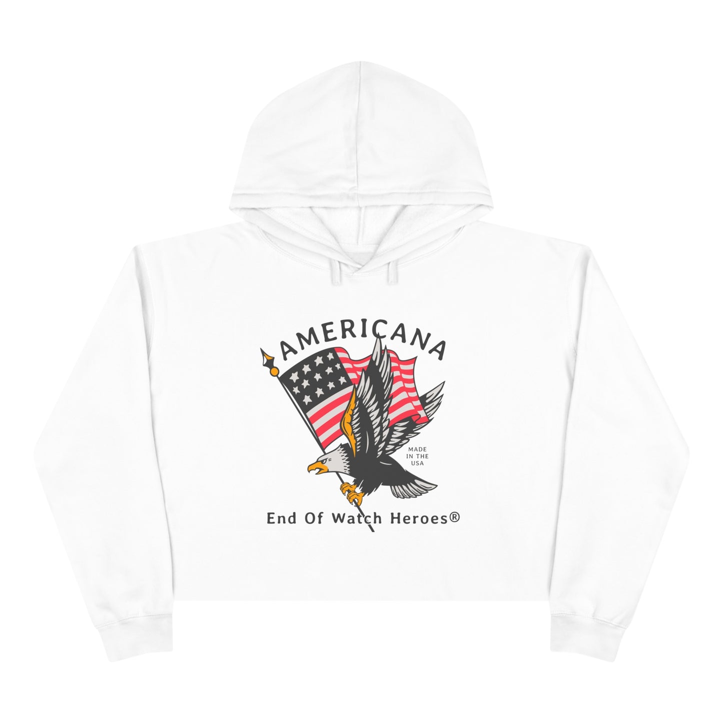 AMERICANA Crop Hoodie