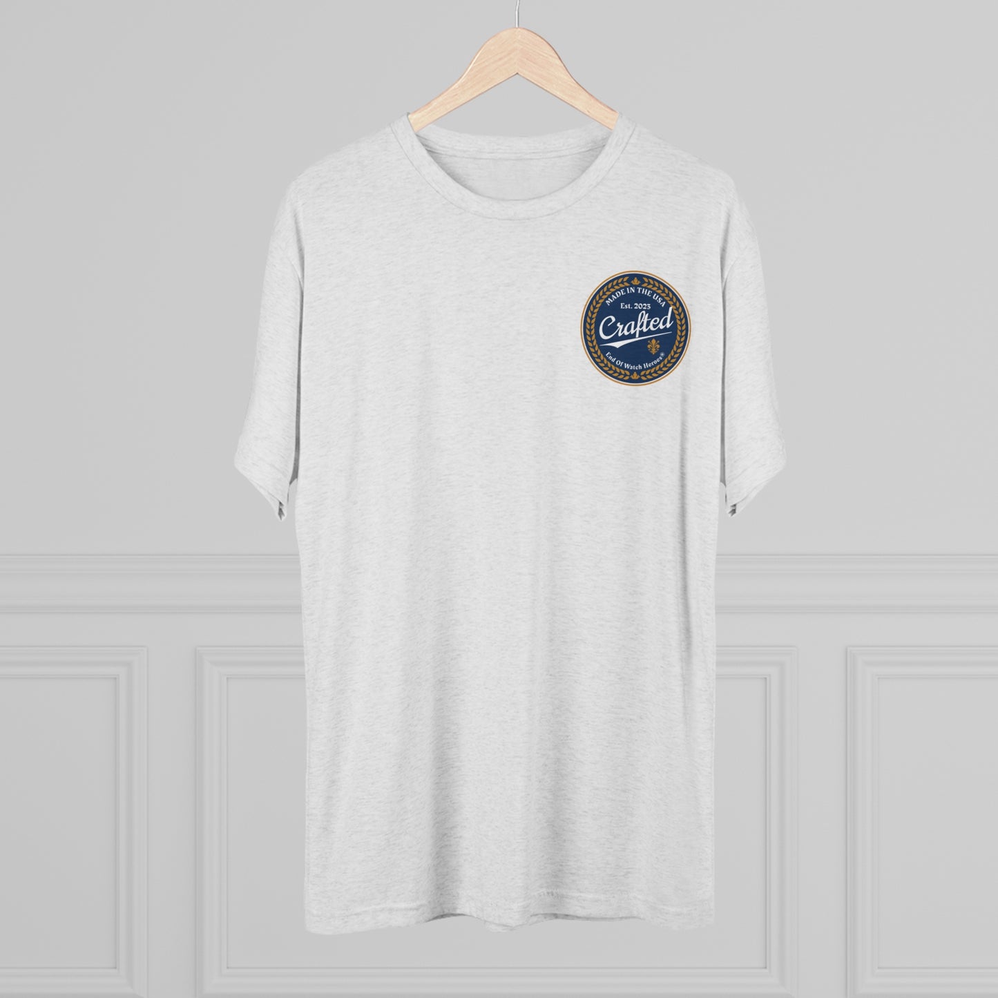 Crafted  - Unisex Tri-Blend Crew Tee
