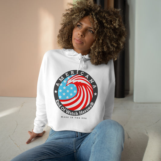 AMERICANA Crop Hoodie