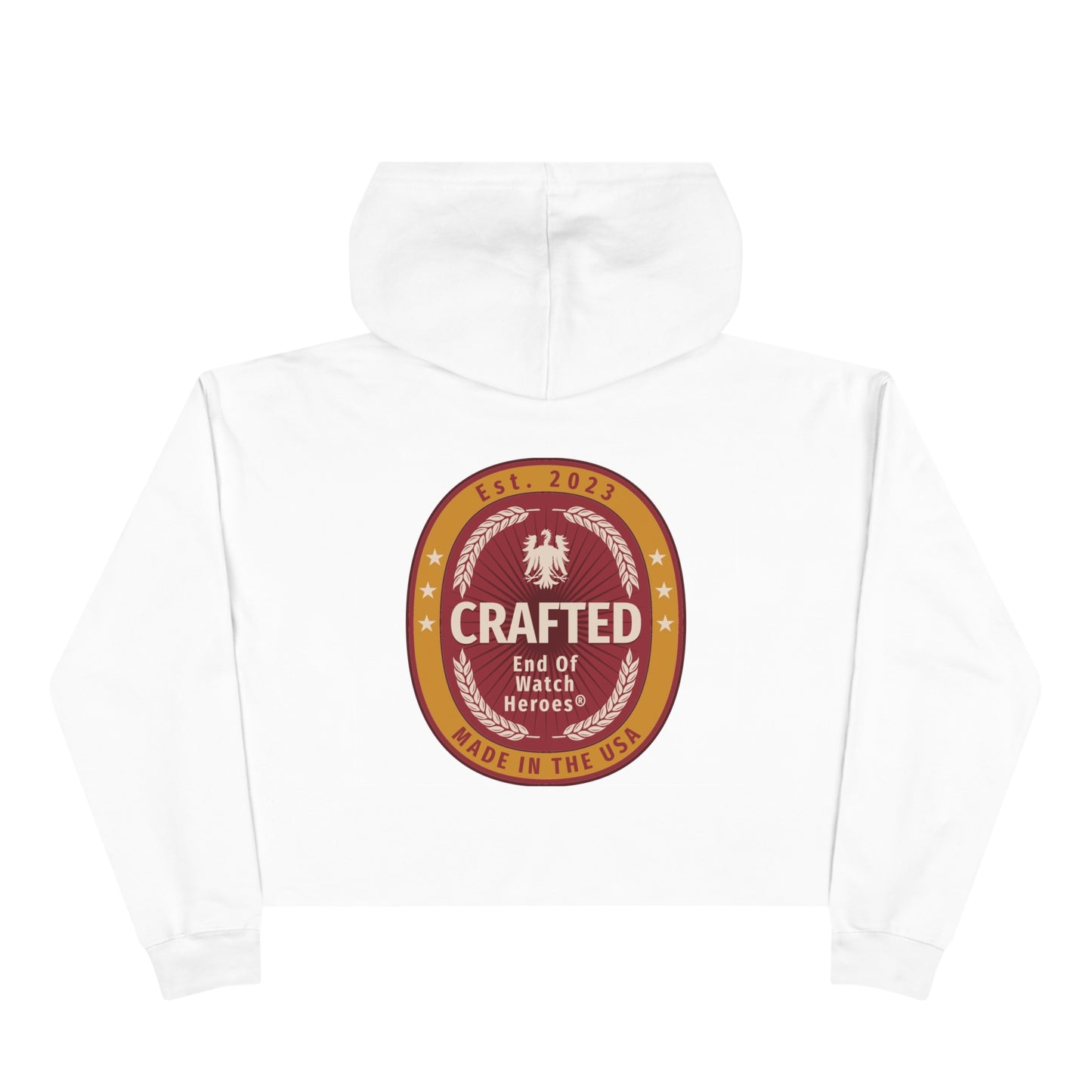 Crafted  - Crop Hoodie