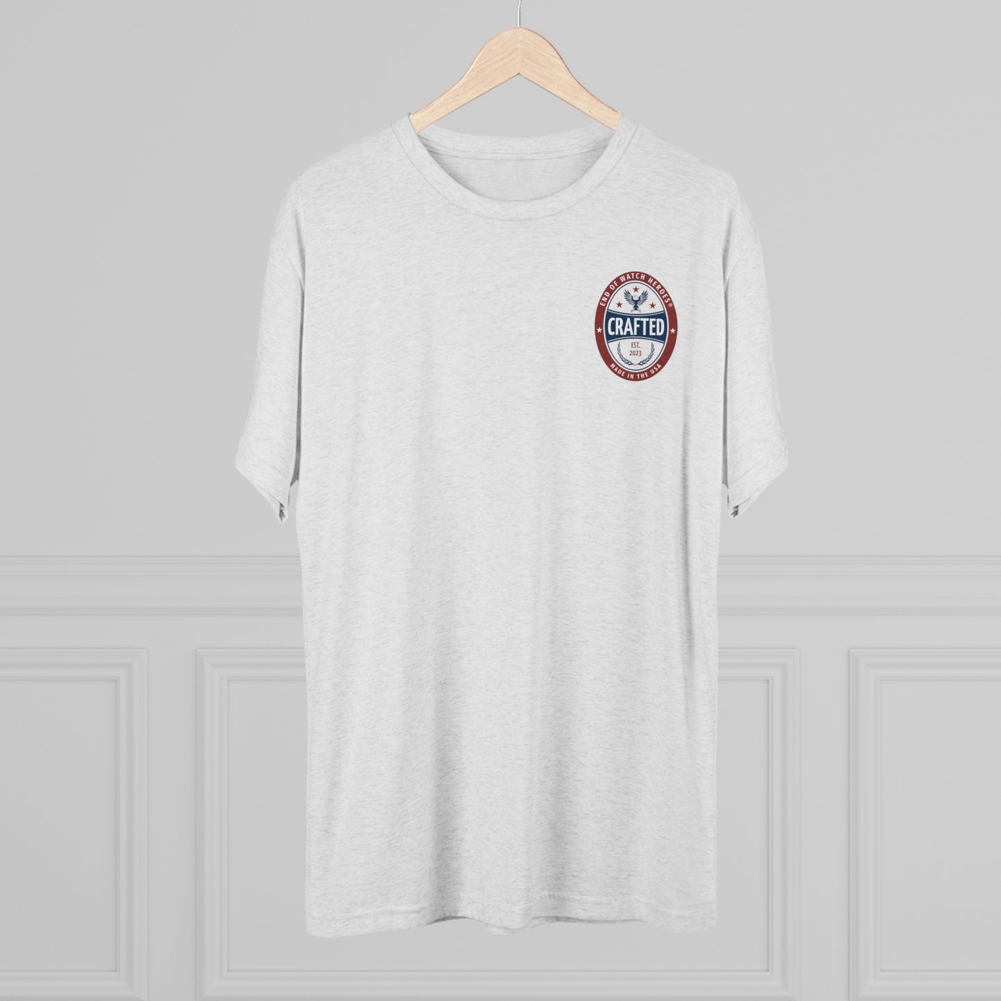 Crafted  -  Unisex Tri-Blend Crew Tee