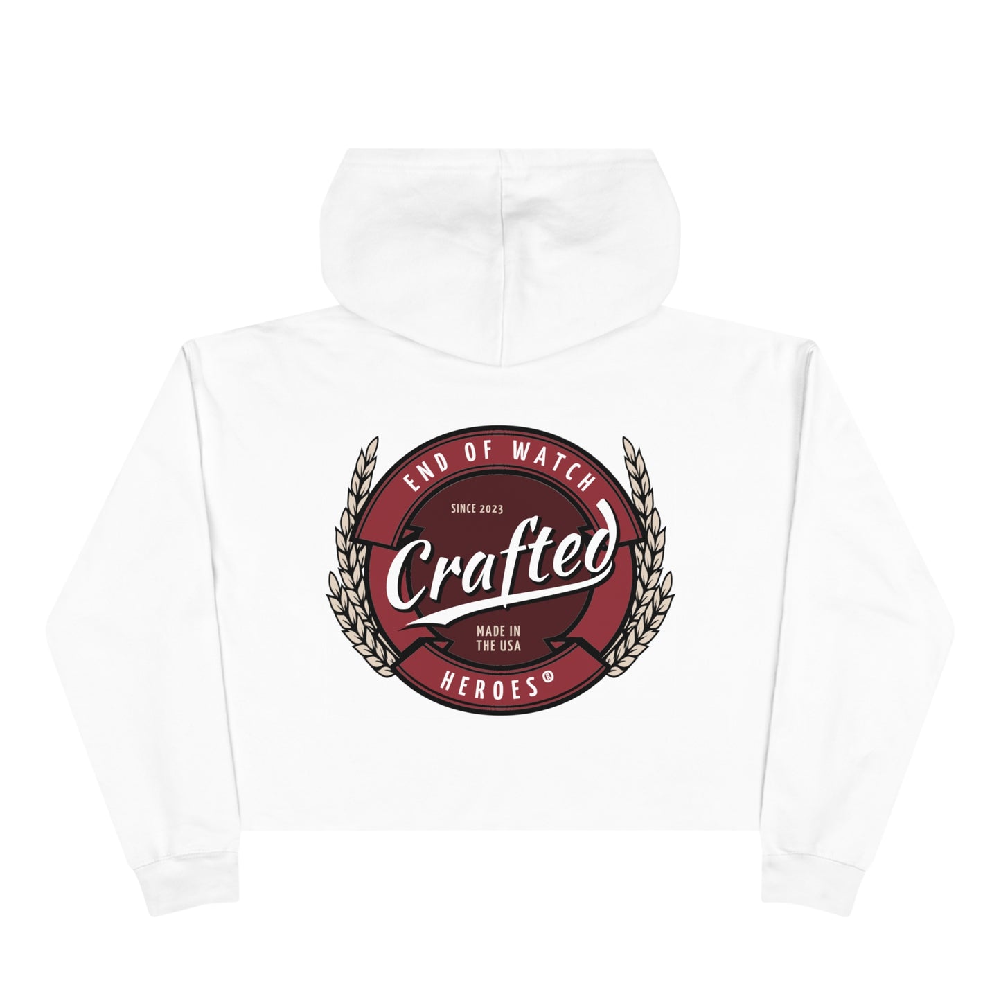 Crafted  -  Crop Hoodie