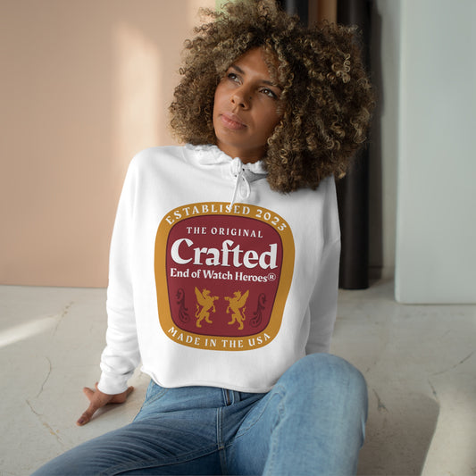 Crafted  - Crop Hoodie