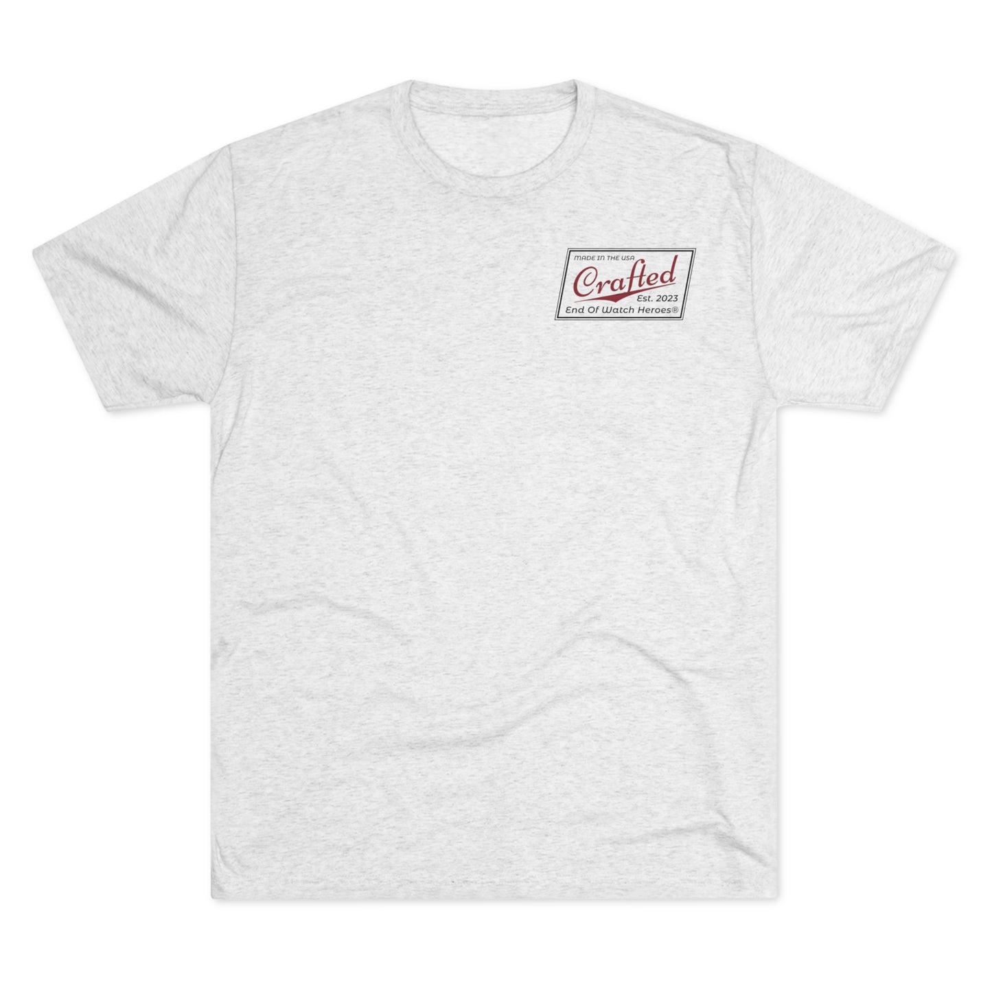 Crafted  - Unisex Tri-Blend Crew Tee