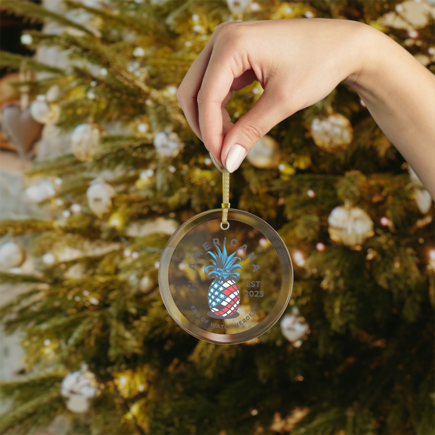 Americana  -  Glass Ornaments