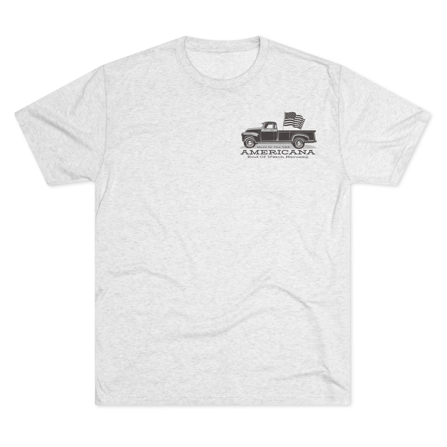 AMERICANA Unisex Tri-Blend Crew Tee