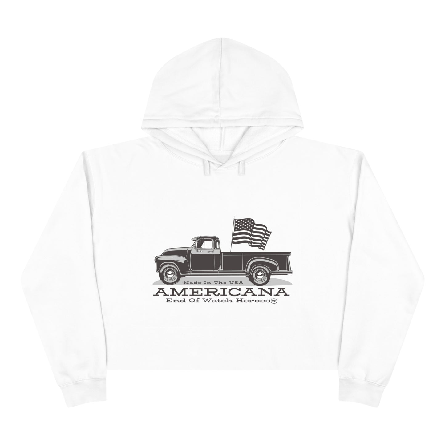 AMERICANA Crop Hoodie