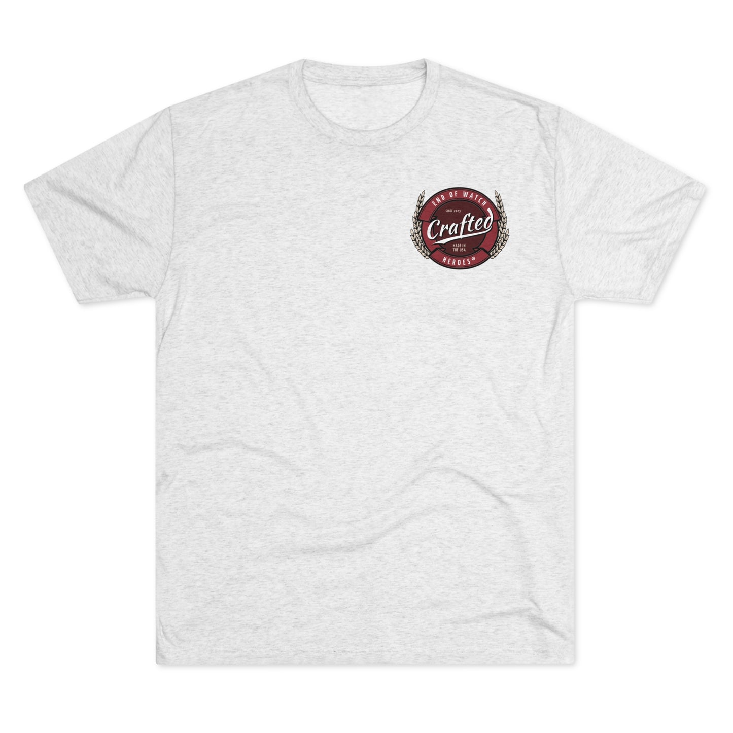 Crafted  -  Unisex Tri-Blend Crew Tee