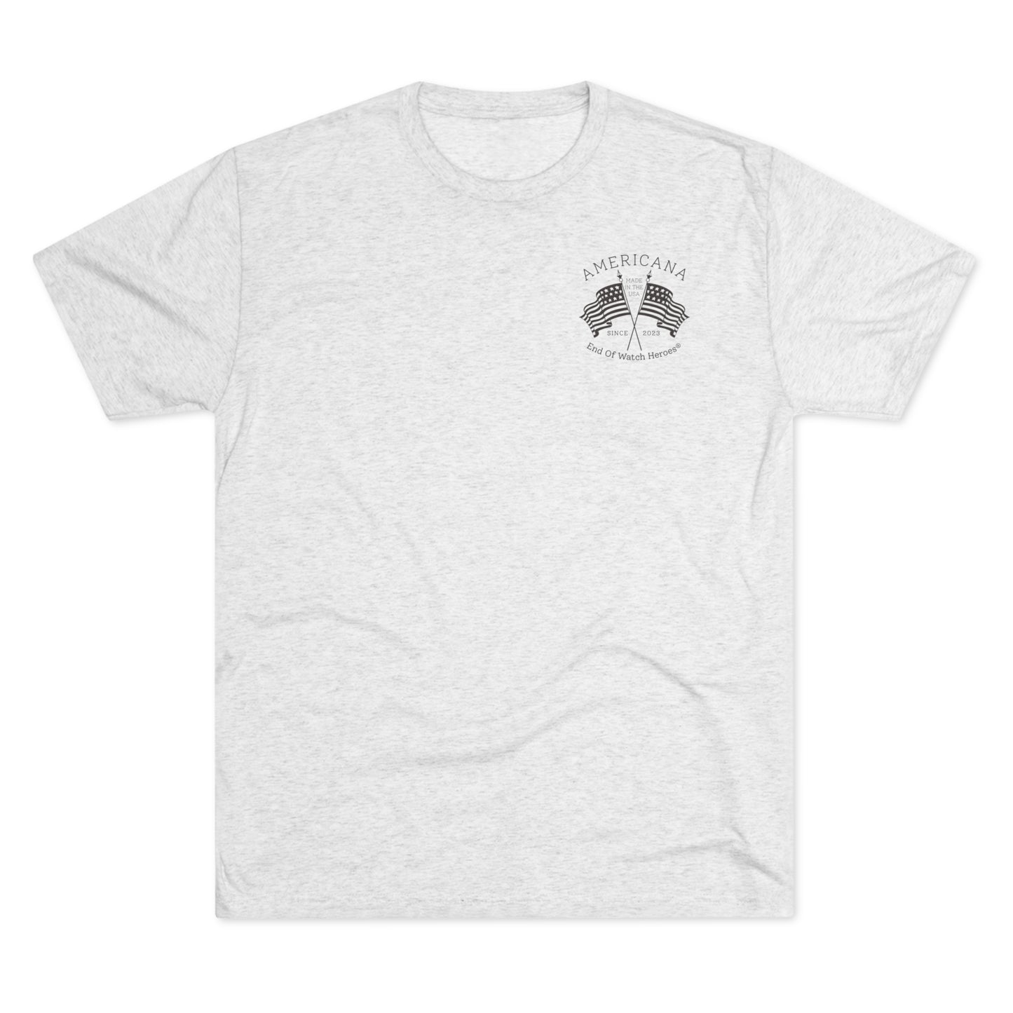 AMERICANA Unisex Tri-Blend Crew Tee