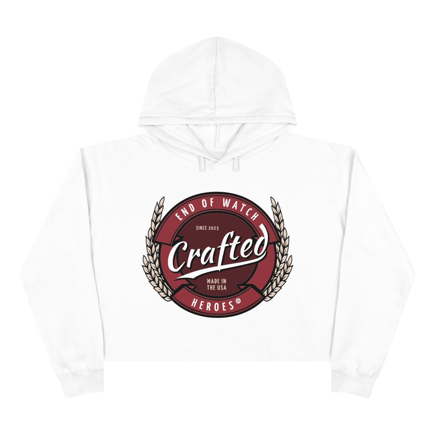 Crafted  -  Crop Hoodie
