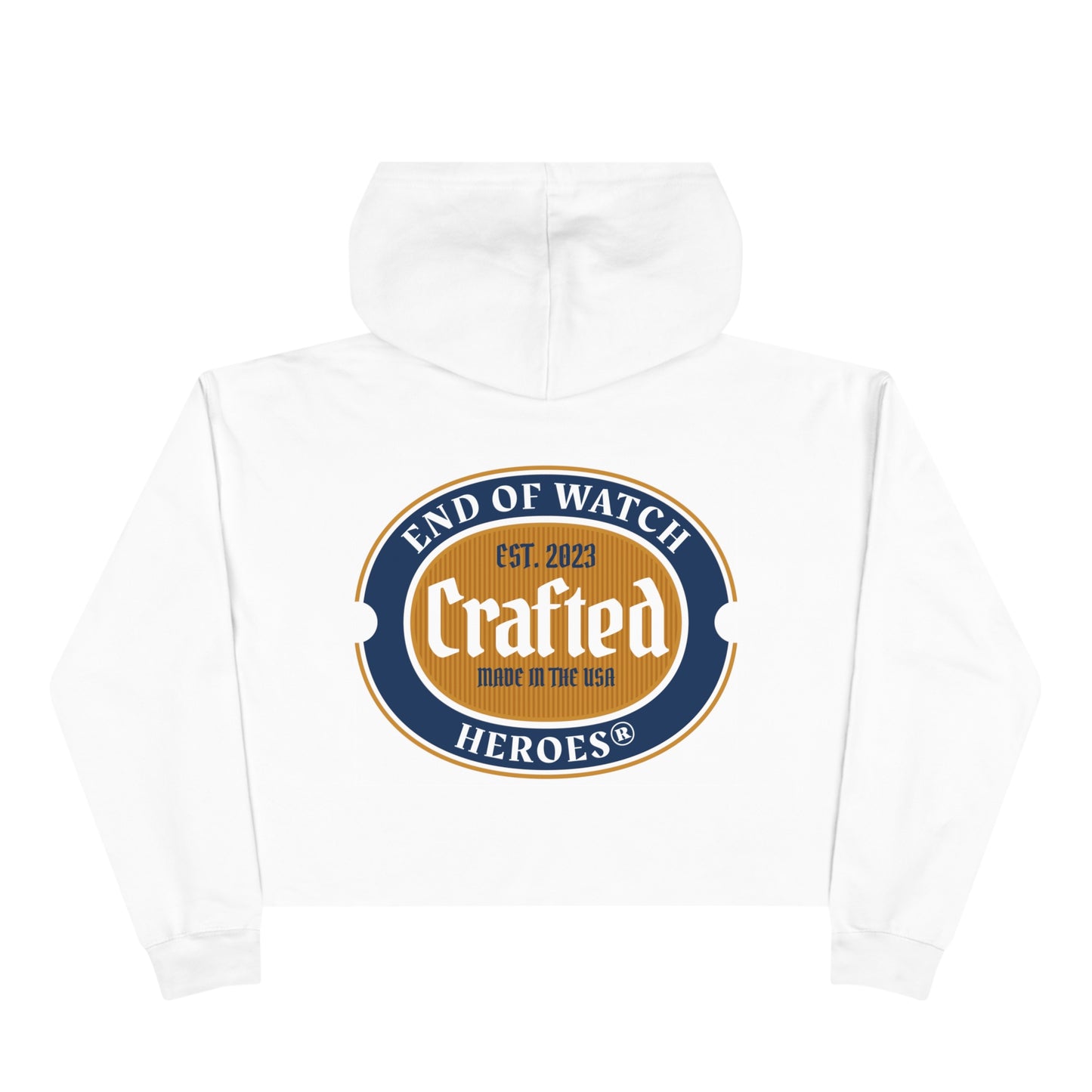 Crafted  - Crop Hoodie