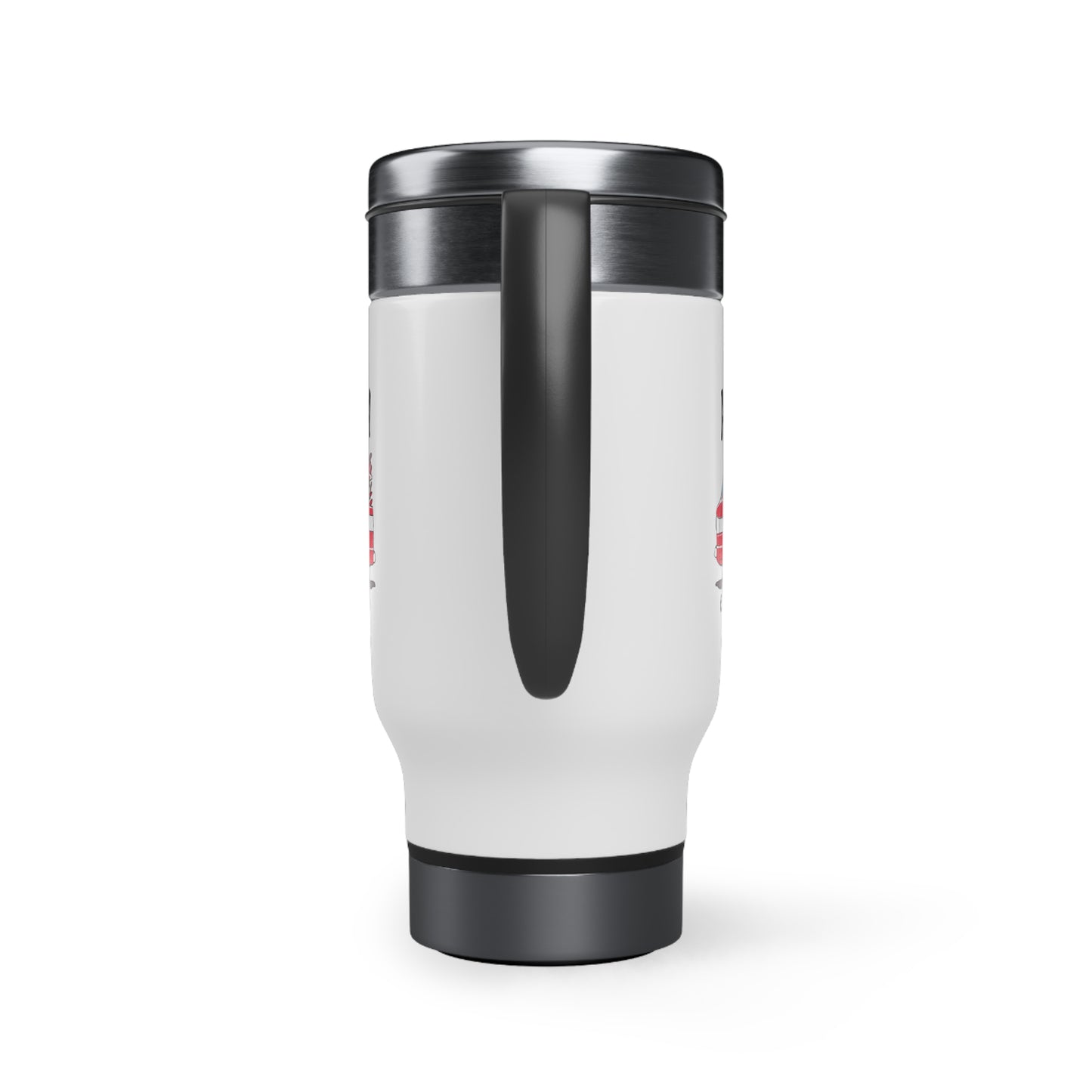 AMERICANA Stainless Steel Travel Mug with Handle, 14oz