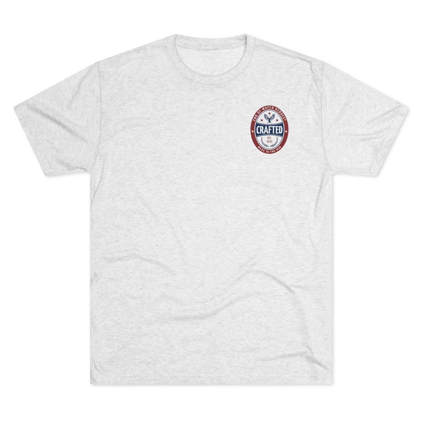 Crafted  -  Unisex Tri-Blend Crew Tee