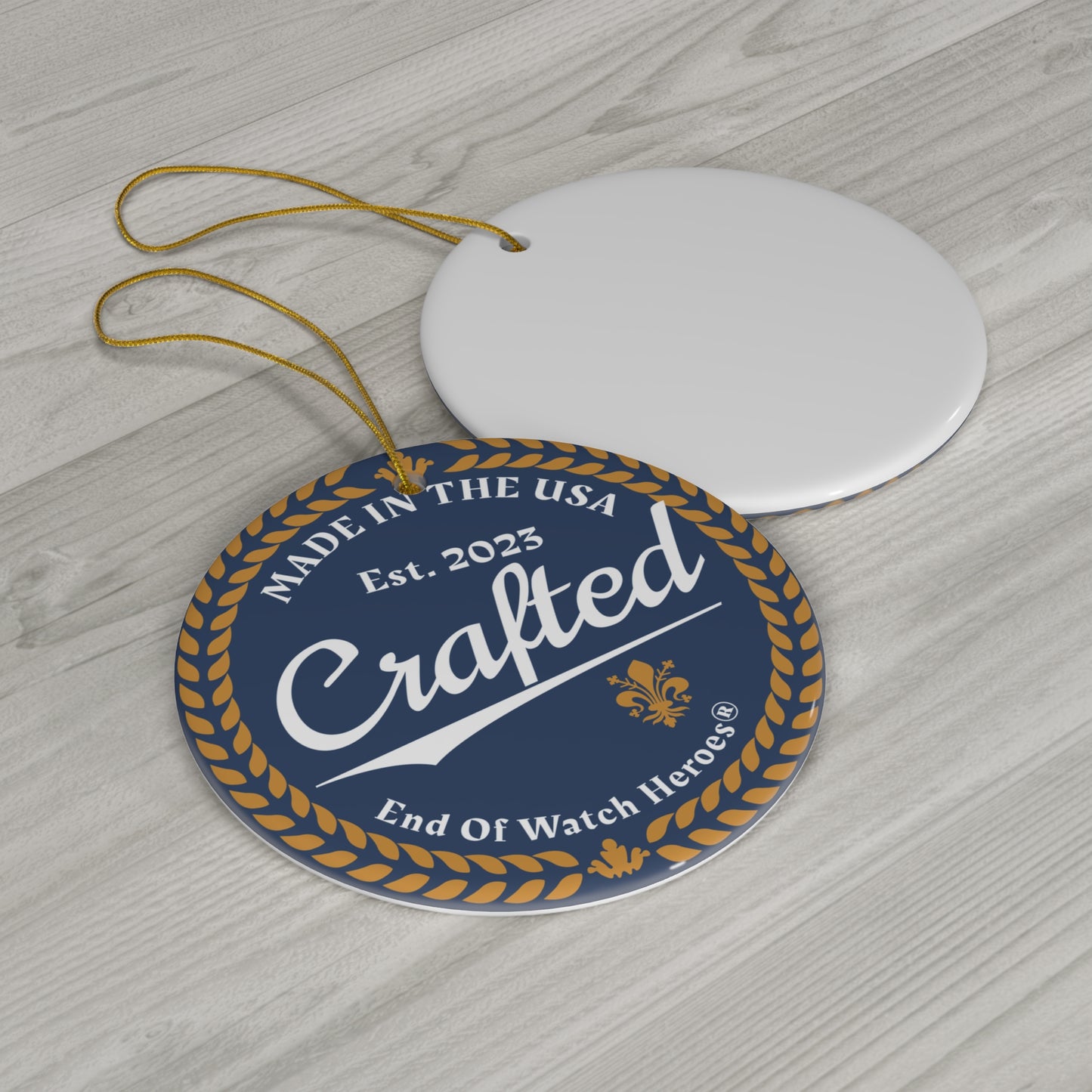 Crafted  -  Ceramic Ornament, 4 Shapes