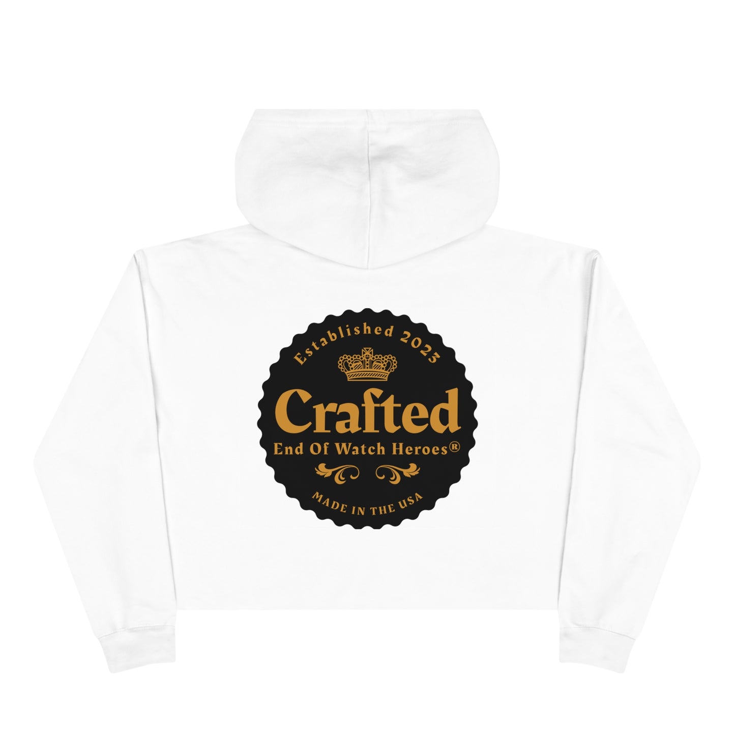 Crafted  - Crop Hoodie