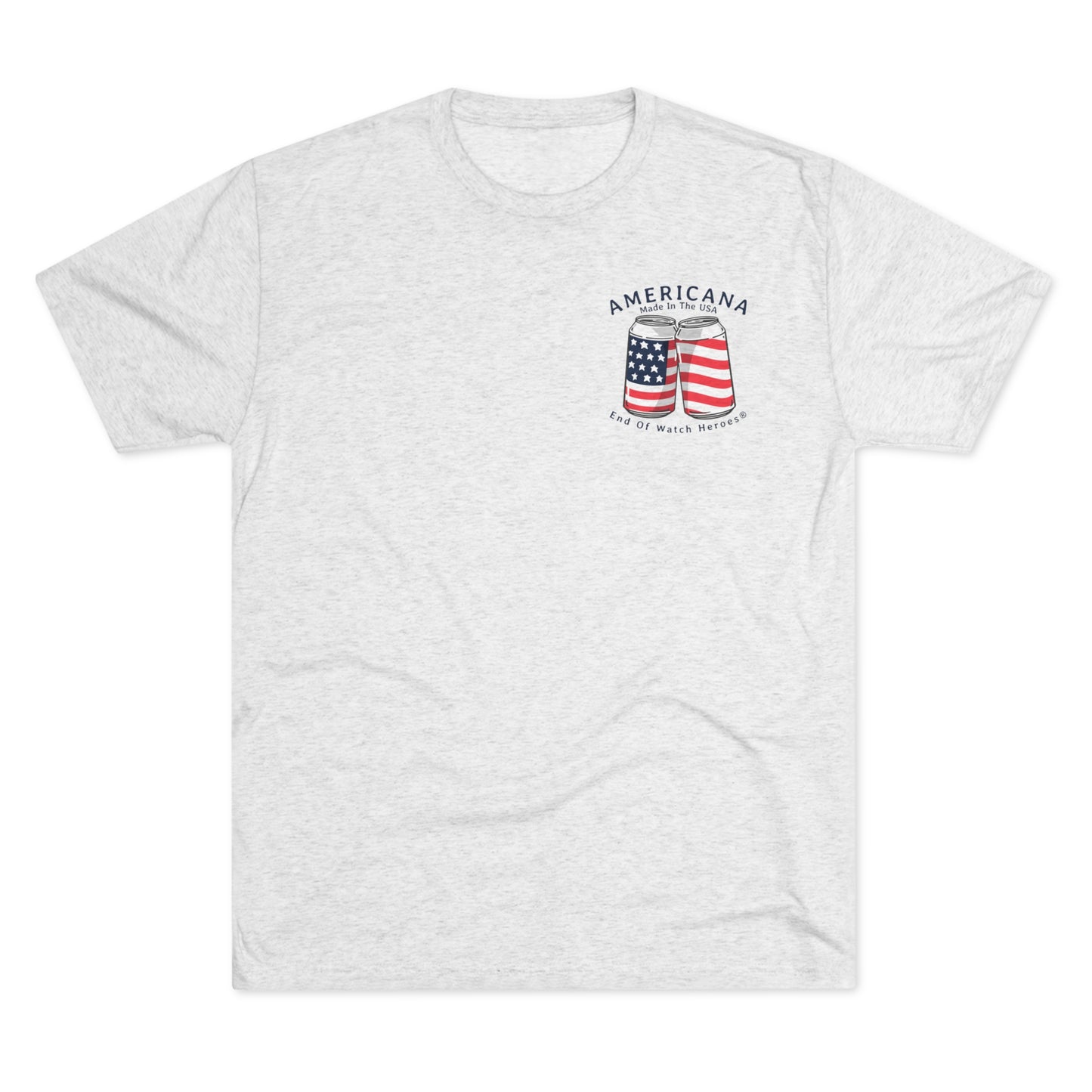 AMERICANA Unisex Tri-Blend Crew Tee