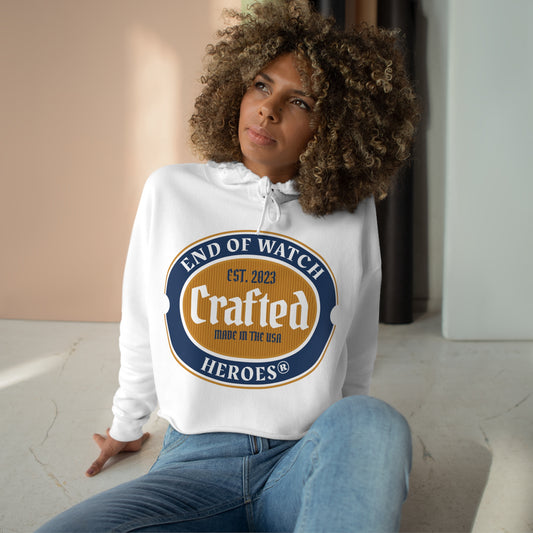 Crafted  - Crop Hoodie