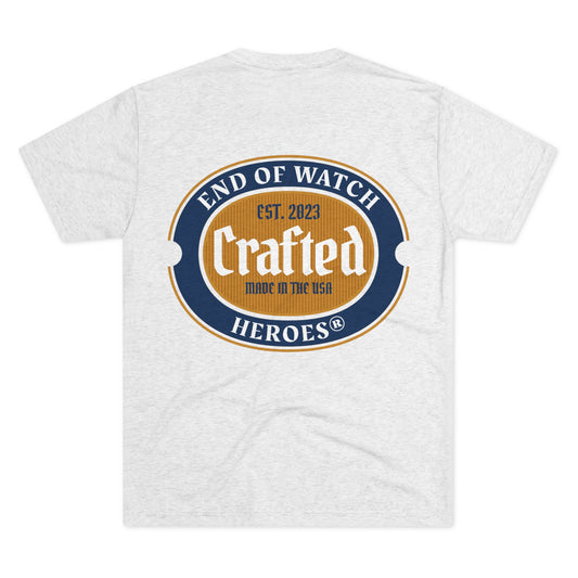 Crafted  - Unisex Tri-Blend Crew Tee