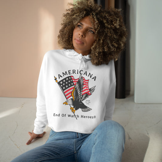 AMERICANA Crop Hoodie