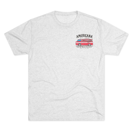 AMERICANA Unisex Tri-Blend Crew Tee