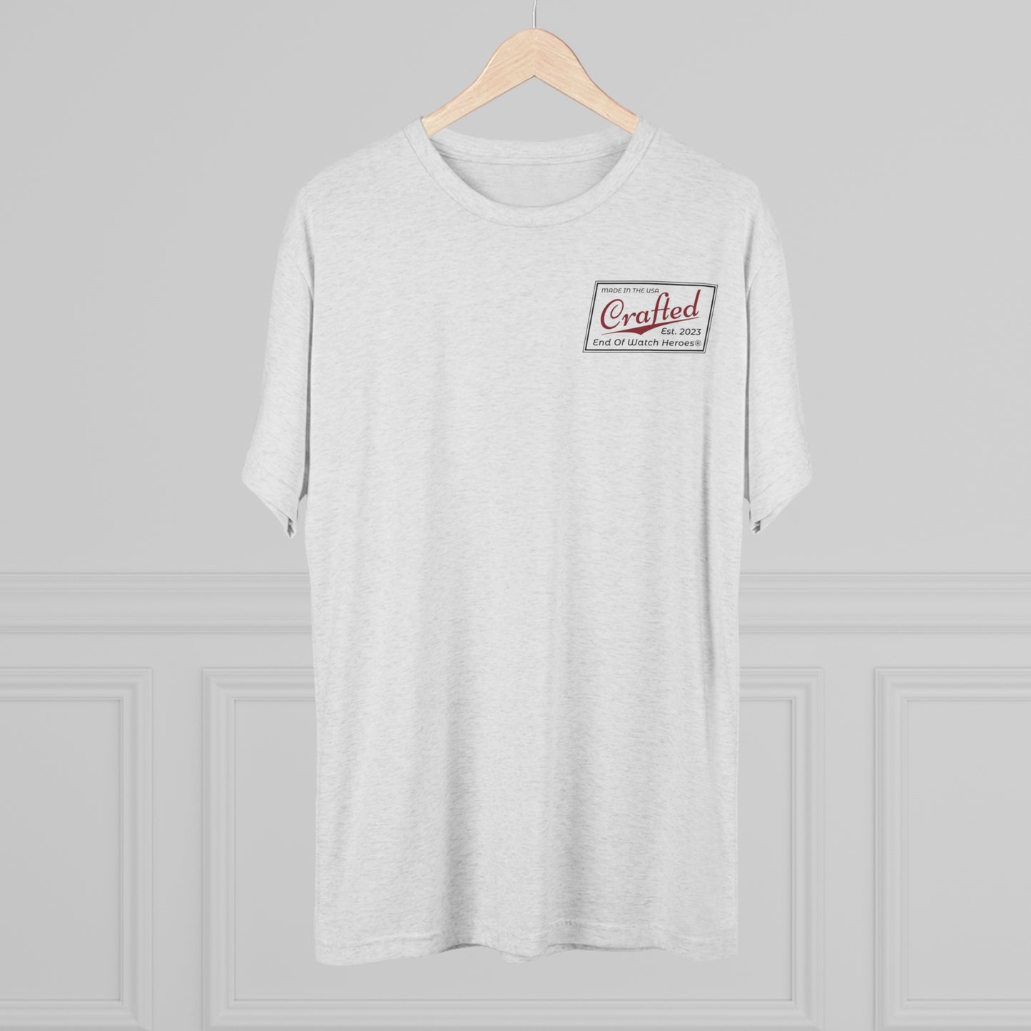 Crafted  - Unisex Tri-Blend Crew Tee