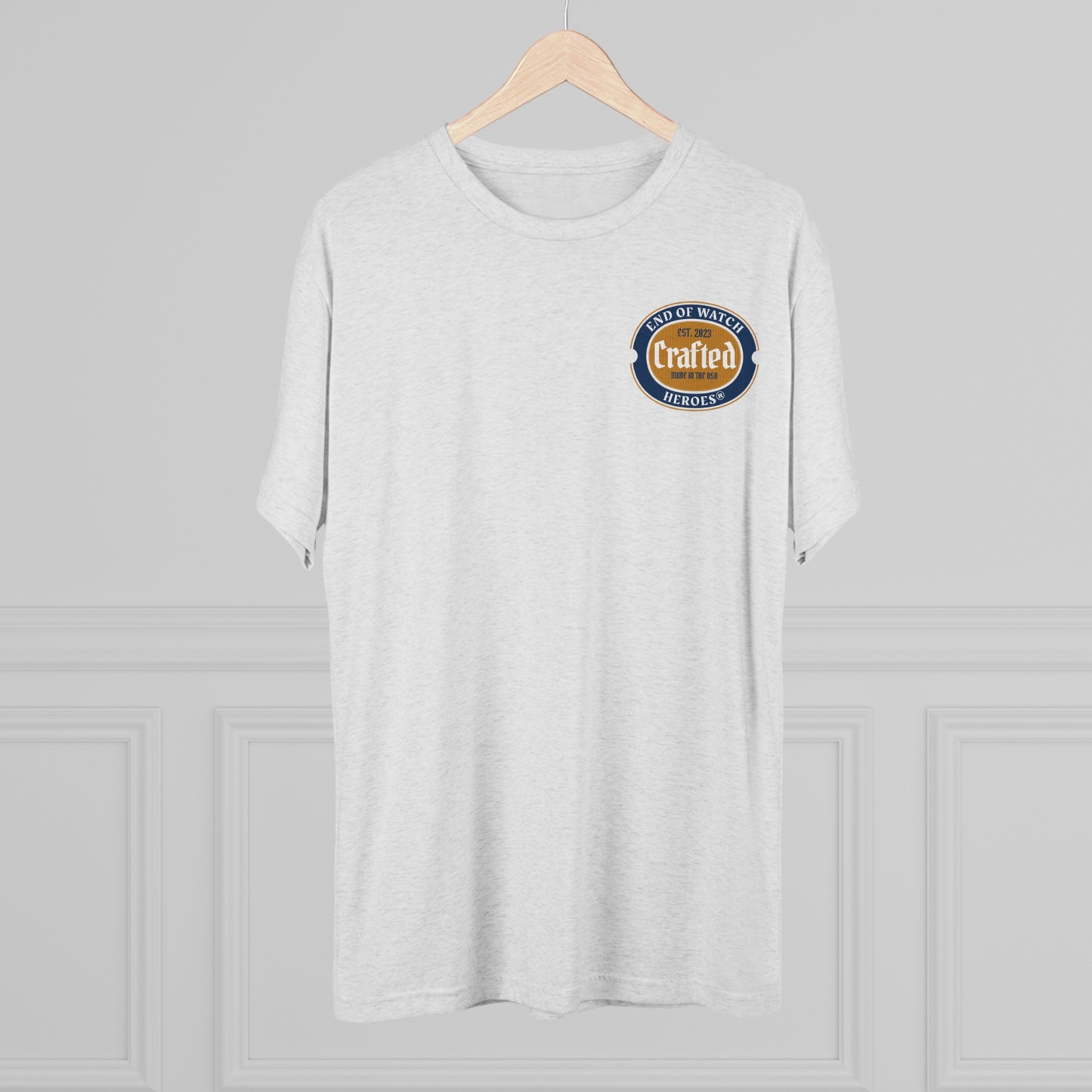 Crafted  - Unisex Tri-Blend Crew Tee
