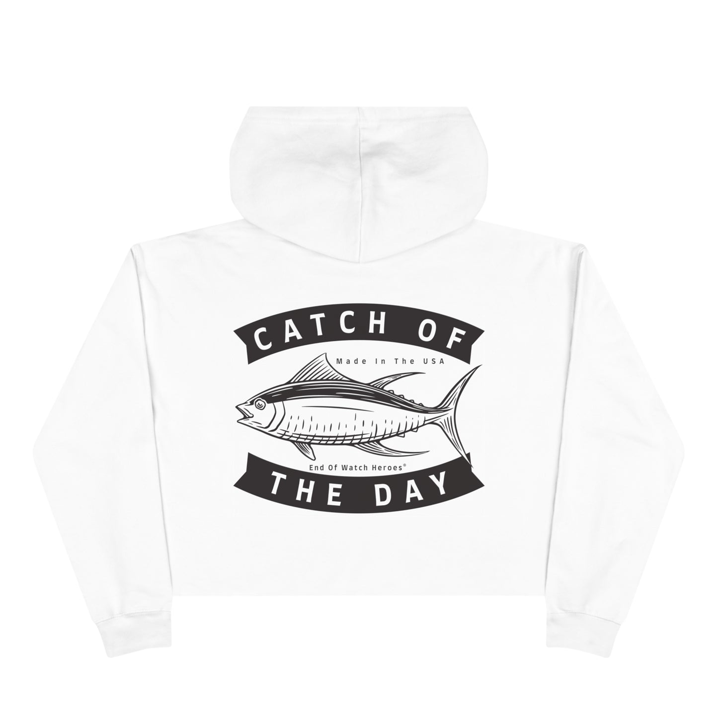 Catch of the Day  -  Crop Hoodie