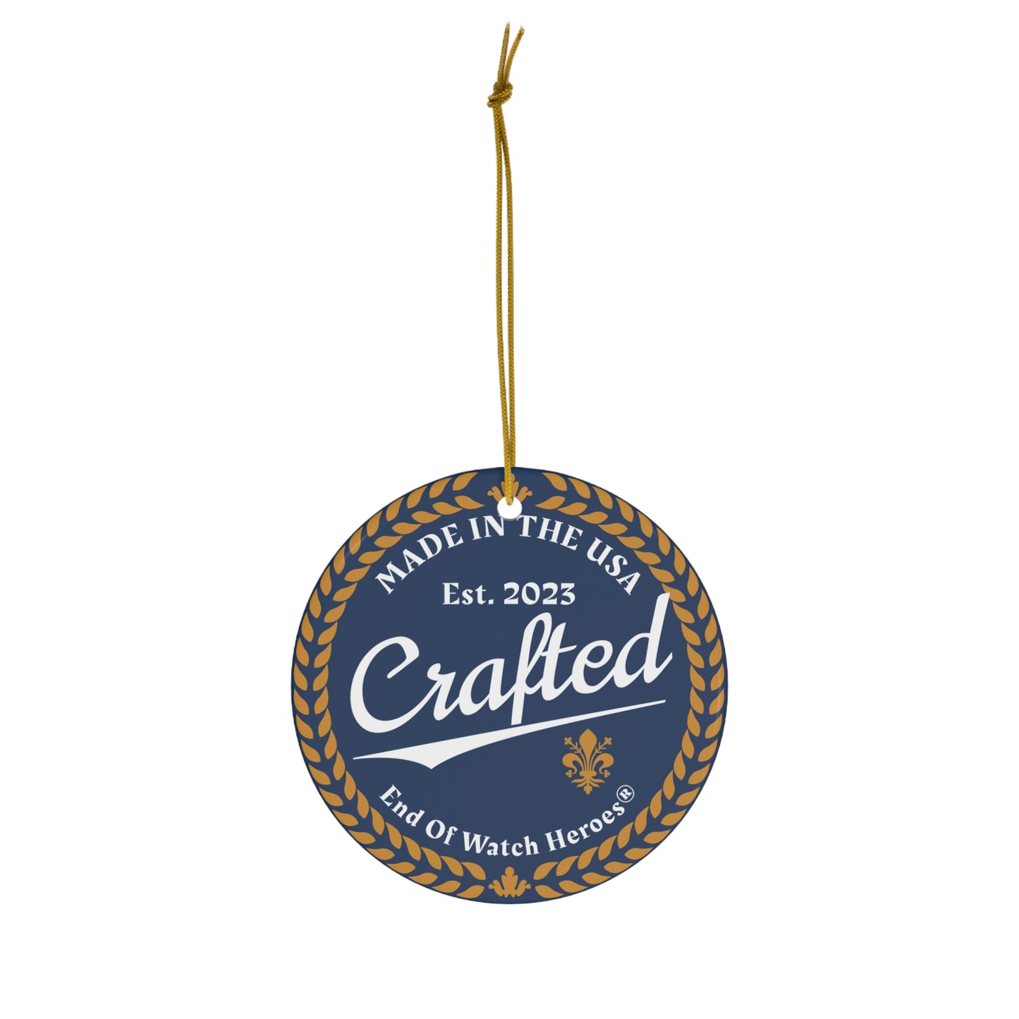 Crafted  -  Ceramic Ornament, 4 Shapes