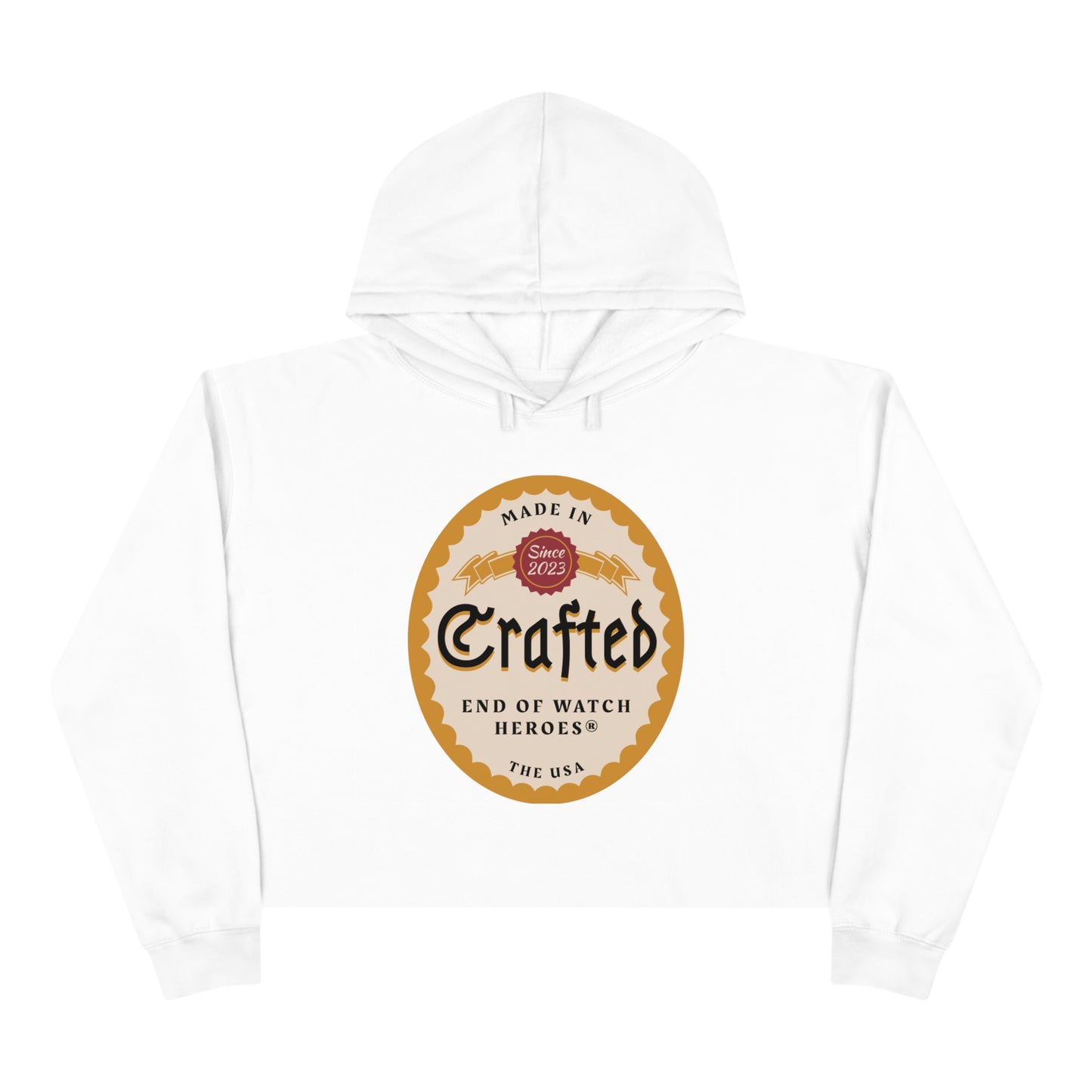 Crafted Crop Hoodie