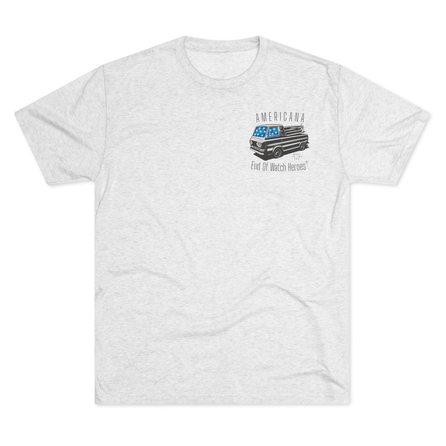 AMERICANA Unisex Tri-Blend Crew Tee